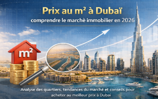 Prix m² Dubaï immobilier