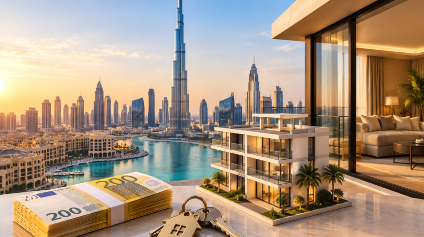 Buy an apartment in Dubai with €200,000